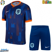 Nederland Bortedraktsett Barn EM 2024 Kortermet (+ Korte bukser)